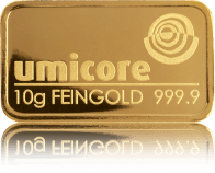 10 g Goldbarren