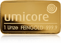1 Unze Goldbarren