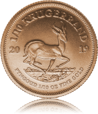 Rückseite: 1/10 Unze Gold Krügerrand