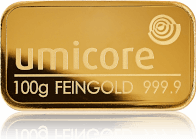 100 g Goldbarren