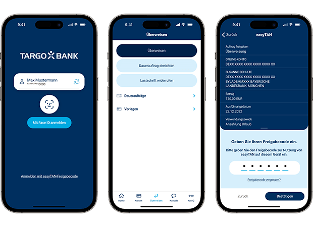 Lernen Sie die TARGOBANK Banking-App kennen