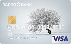 TARGOBANK VISA Online-Classic-Karte, Motiv: Natur - Schneelandschaft