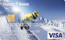 TARGOBANK VISA Premium-Karte, Motiv: Sport - Skifahren