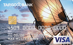 TARGOBANK VISA Premium-Karte, Motiv: Sport - Segeln