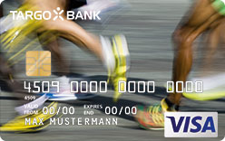 TARGOBANK VISA Gold-Karte, Motiv: Sport - Laufen