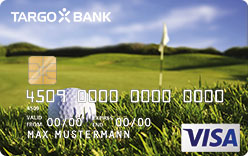 TARGOBANK VISA Gold-Karte, Motiv: Sport - Golf