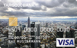 TARGOBANK VISA Gold-Karte, Motiv: Städte - Frankfurt